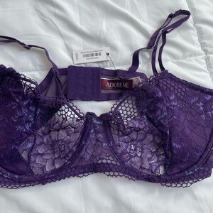 Bra and Panty Set by Adore Me Sz 38DD BNWT